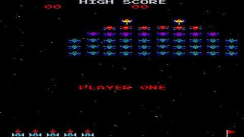 ARCADE MACHINES GALAXIANS PART X MAME FOUR PLAY COLLECTION 2002 MACRO