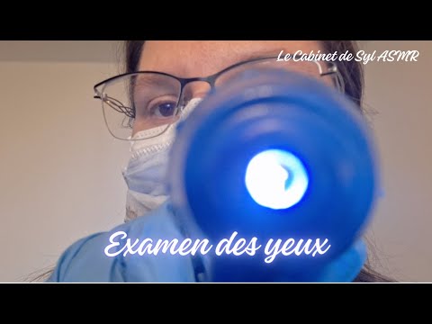 ASMR FR :  Je vous examine les yeux (chuchotement)