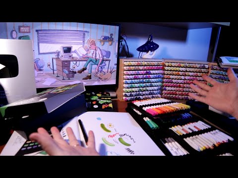 Showing and testing my TRADITIONAL ART supplies