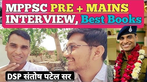 mppsc best interview DSP Santosh patel sir 💥♥️ | mppsc best books, strategy | PSC best video #viral