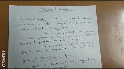 Dimensional Analysis BY MR SHAILESH KUSHWAHA