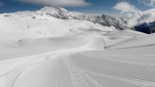 Skiing the Zugspitze Glacier