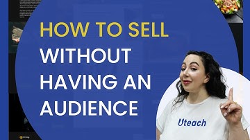 Sell an online course WITHOUT having an audience!