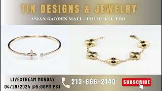 Tin Jewelry & Designs 04-29-2024 | $50 OFF New Customer + FREE SHIPPING  | #welivecali #tindesigns