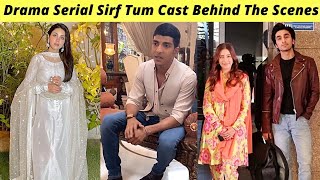 Sirf Tum BTS | Sirf Tum Cast Behind The Scenes | Sirf Tum Episode 48  Har Pal Geo | Zaib Com Resimi