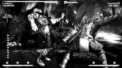 MORTAL KOMBAT X - RANDOM SCORPION COMBOS