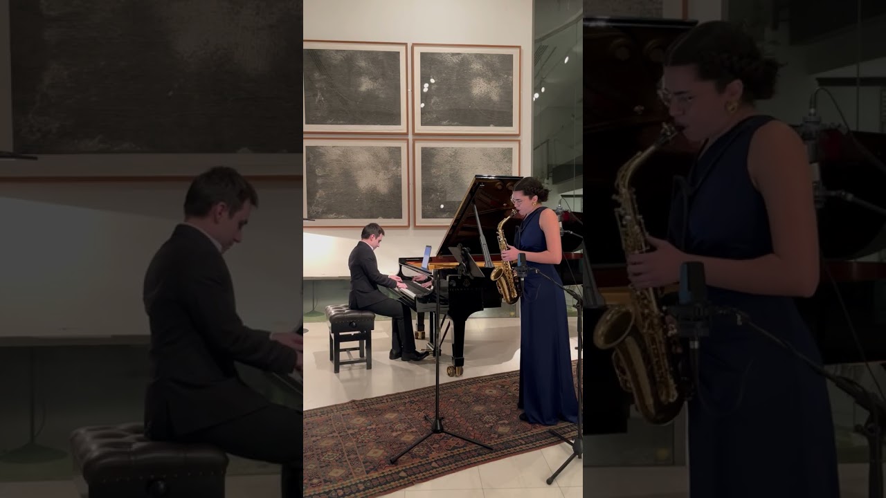 Aria by Eugène Bozza for Piano & Saxohone | Ivory Echoes