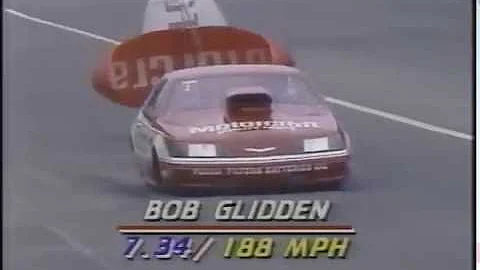 Drag Racing 1988 NHRA Keystone Nationals PRO STOCK...