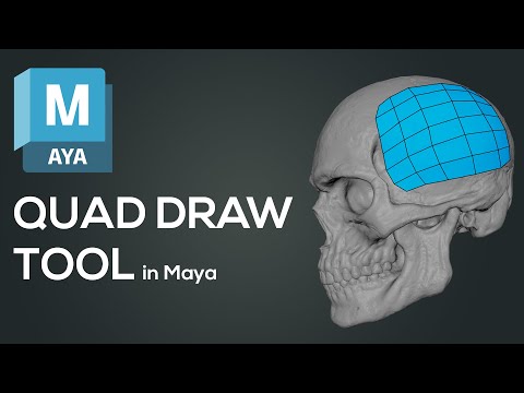 Mastering the Quad Draw Tool in Autodesk Maya: Step-by-Step Tutorial #autodeskmaya #3dtutorials