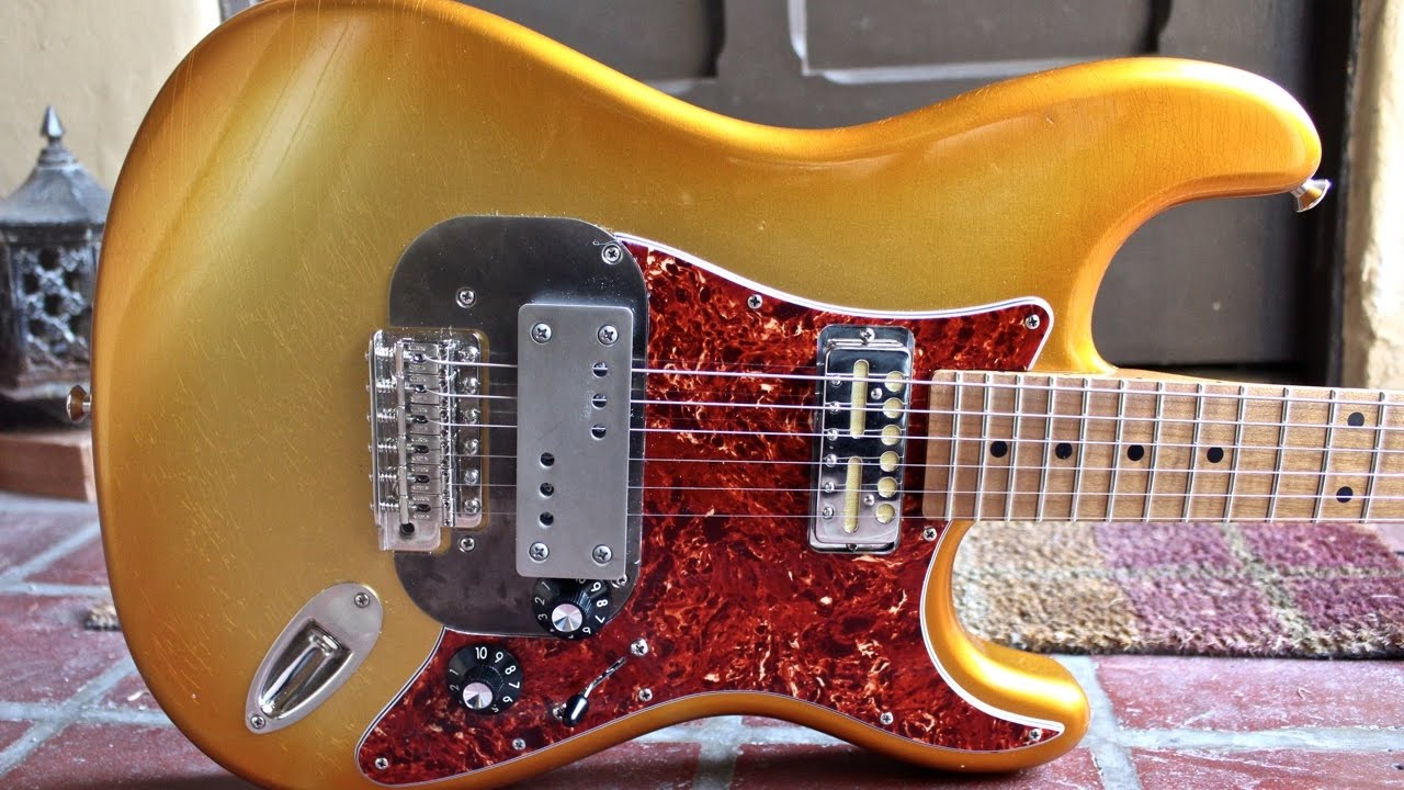 Waterslide Coodercaster Guitar Rust Burst Nitro W Mojo Lap Steel Gold Foil Pickups Youtube