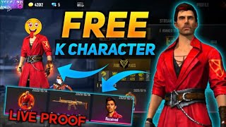 How to get free k Character in FreeFire || Free K Character Kese Le screenshot 3