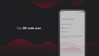 MyToyota app: Setting up using QR Code