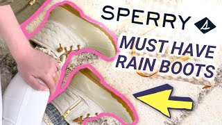 Sperry Duck Boots Review + Outfit Inspo | Most Stylish Rain Boots of 2019