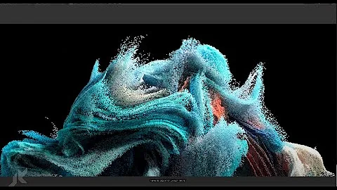 CoolZone Abstract Flow Form #Houdini #Redshift [St...