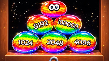 Blob Merge 3D Jelly 2048 🧠🔥 VS Sand Ball Run 😍 Help Me ASMR Gameplay Android iOS Satisfying Ep-68