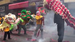 Philadelphia Chinatown Chinese New Year 2014  Lion Dance 舞獅 馬 午 農曆新年