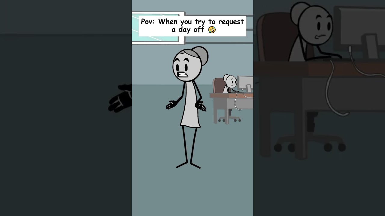 When you try to request a day off 🤣 