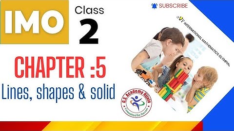 Math Olympiad ||Class 2||IMO ||SOF|| Olympiad ||Chapter 5|Lines, Shapes & Solids ||MTG #mtg #imo