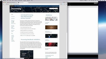 Processing Basics Part 3 - External libraries