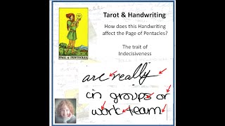 Page of Pentacles & Indecisive  Tarot & Handwriting (Graphology) #Shorts