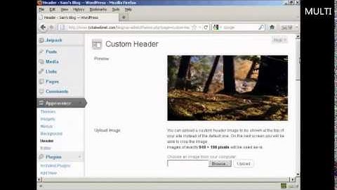 How to Put a Custom Header in Your Blog