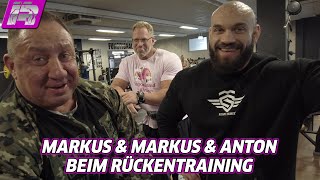 Markus & Anton Bippus beim Rückentraining und Formcheck