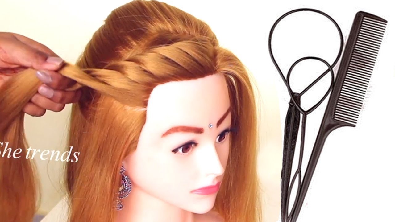 New latest juda hairstyle with Topsy Tail || cute hairstyles || Updo hairstyles || hair style girl