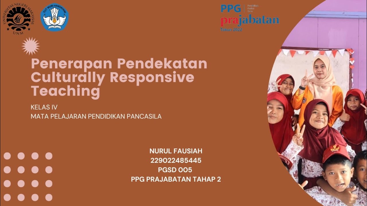 Pendekatan Culturally Responsive Teaching_Model PBL_Sekolah Dasar kelas ...