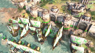 ISLAND FORTRESS - Age of Empires 4 Gameplay