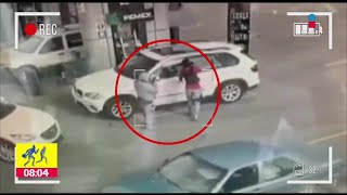 VIDEO: Encapuchados secuestran a un hombre en gasolinera de Villagrán, Guanajuato | DPC