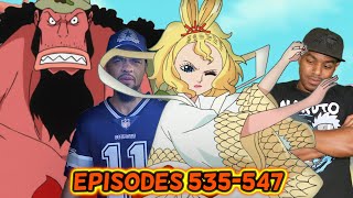 The Legend Of Fisher Tiger And Queen Otohime! One Piece Ep 535-547 Reaction