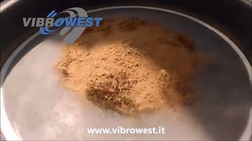Sieving spices with circular vibrating sieve