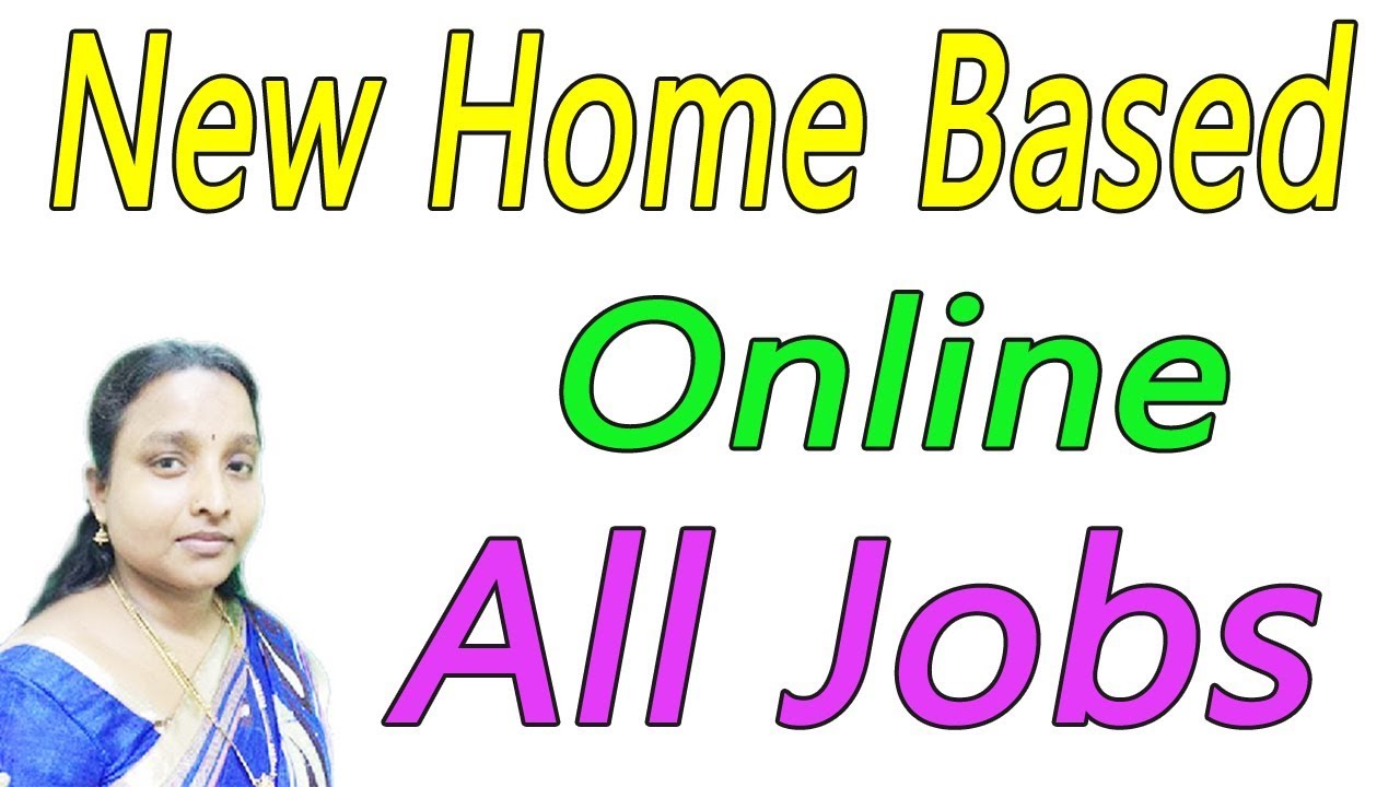 New Home Based Online All Jobs In Tamil YouTube