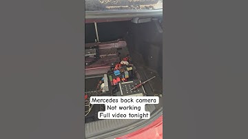 Mercedes back camera not working full video tonight #faultfixwithhamza