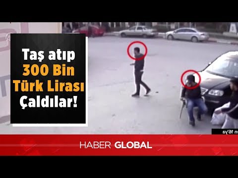 Tarsus'ta Taş Atıp 300 Bin TL'yi Böyle Çaldılar