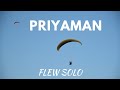 Priyaman flew solo  temple pilots paragliding  kamshet