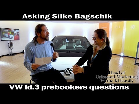 Head of sales VW Id family answers Id.3 prebookers questions