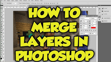 Photoshop Tutorial: How to merge layers in photoshop CS6! (Put Layers together in Photoshop in 1 min