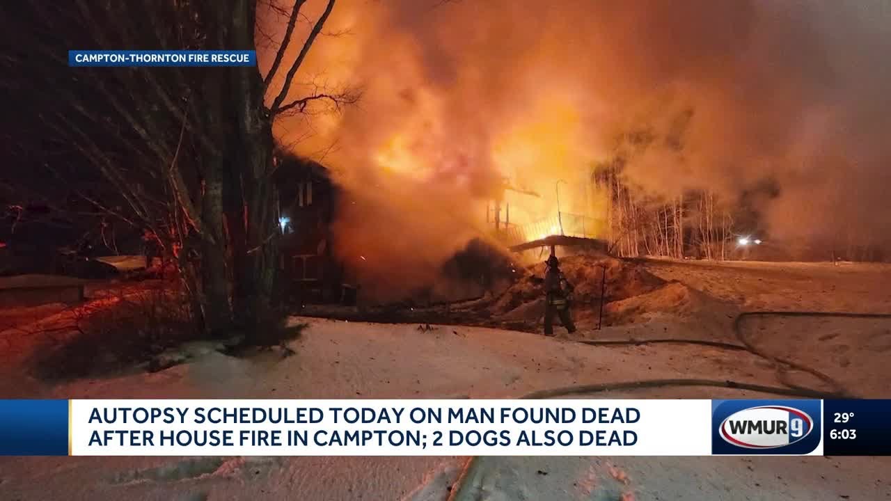 Man, two dogs dead after house fire in Campton, fire marshal's office ...