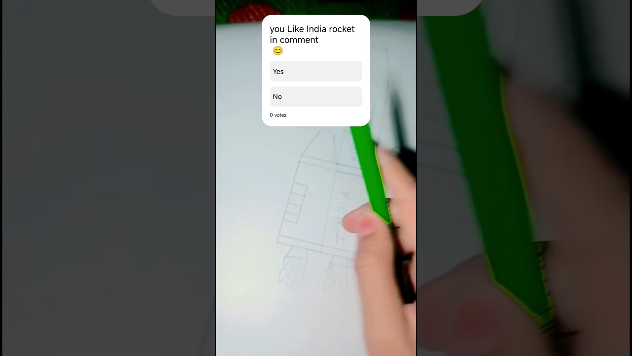 Complete rocket drawing 