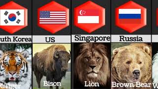 National Animal all of Countries🌍||Countries and their national Animal🦌||