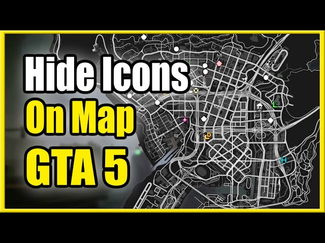 How to Hide Icons on Map in GTA 5 Online Jobs, Events, Other (Remove Blue  Markers!) 