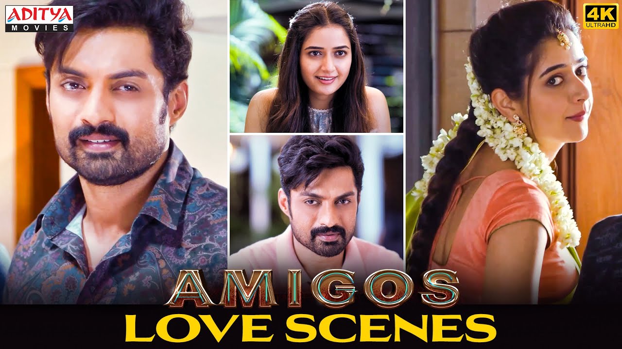 Amigos Hindi Dubbed Movie Love Scenes | Nandamuri Kalyan Ram | Ashika | Aditya Movies