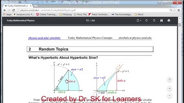Mathematical Physics Class 1 - Scalars & Vectors