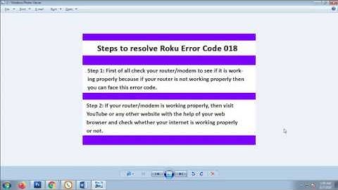 #Solution | Roku Error Code 018