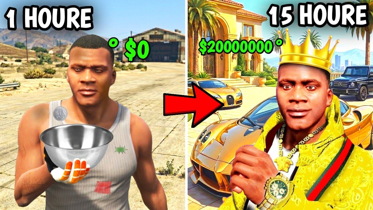 Poor to Rich in 24 Hours in GTA 5