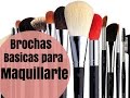 BROCHAS DE MAQUILLAJE BASICAS Y SUS USOS | Brendasinh