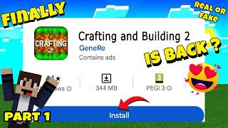 Finally Crafting and Building 2 is back? (Real or Fake Series Part 1) | Daosao Gamers screenshot 5