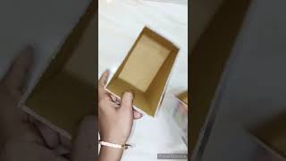 ఖాళీ cardboard box తో space saving ఐడియా #diy #spacesavingideas #bestoutofwaste #craft