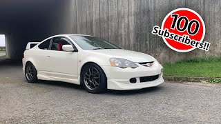 First 100 Subscribers And some 0-60 In The Honda Integra DC5 Type R